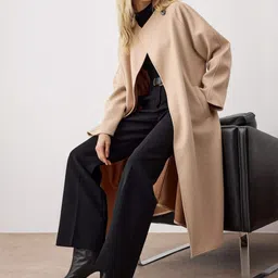 Trendyol Women Open Front Tie-Up Overcoat-picture-39
