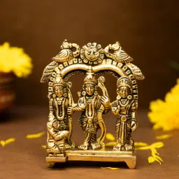 Ekhasa 100% Pure Brass Ram Darbar Murti-picture-19