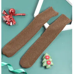 Tipy Tipy Tap Christmas Theme Shimmered Socks - Golden-image-31