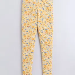 BABY NATION FloralPrinted Leggings - Yellow image 3