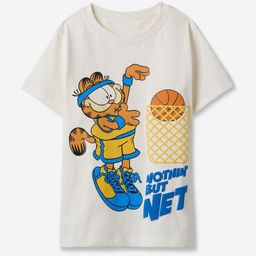 The Souled Store Boys Garfield Typography Printed Round Neck Cotton T-shirt-image-43