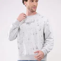 Monte Carlo Men Graphic Printed Round Neck Cotton Sweatshirt-image-12