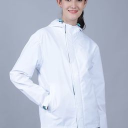 HOUSE OF VEDAS Women Windcheater and Water Resistant Sporty Jacket with Patchwork-picture-26