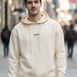 STARFOX Men Printed Hooded Sweatshirt image 4