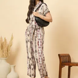 LE BOURGEOIS Printed Basic Jumpsuit image 4