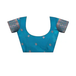 Moksha Trends Women Zari Banarasi Saree image 5