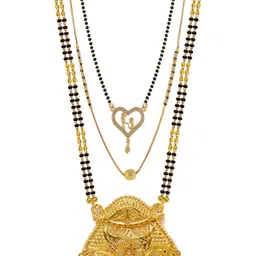 Bhanu diam Women Gold Mangalsutra-image-70