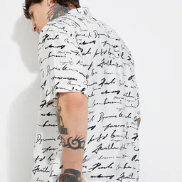 max Men Typography Printed Casual Shirt image 5