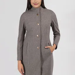 The Roadster Lifestyle Co Single Breasted Winter Wear Overcoat-picture-37