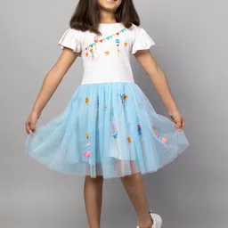 ZIP ZAP ZOOP Floral Cold-Shoulder Fit & Flare Dress-picture-32