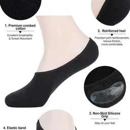 MJE Pack Of 5 Shoe Liners Socks image 2