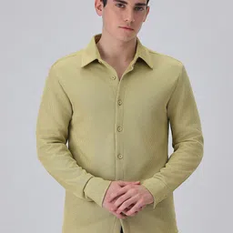 Banana Club Men Classic Slim Fit Opaque Casual Shirt-image-75