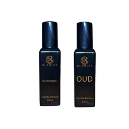 Glamlux Set Of 2 Golden Gaze & Oud Long Lasting Eau De Parfum - 20 ml Each-picture-16