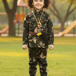 NEW GEN Girls Printed Shirt with Trousers-picture-17