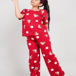 Bloem Girls Printed Night suit-image-40