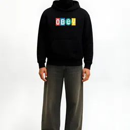 The Korhean Store Men Printed Hooded Sweatshirt image 4