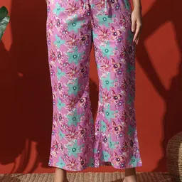 Vastralay Printed Pure Cotton Tunic With Trouser Co-Ords image 4