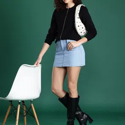 Cayman Solid Round Neck Woollen Cardigan-picture-21