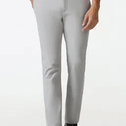 Blackberrys Men B-95 Slim Fit Mid-Rise Formal Trousers-picture-16