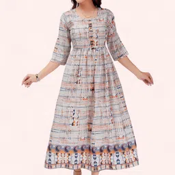 RITIJYA Women Floral Printed Floral Maternity Anarkali Kurta-picture-33