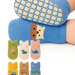 GUCHIGU Kids Pack of 6 Ankle-Length Socks image 5