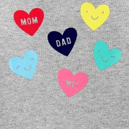 Carter's Heart Collectible Onesie - Grey image 3