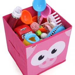 Babyhug Storage Bin Piggy Print - Pink image 2