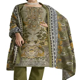 DRAVINAM Floral Printed Pashmina Unstitched Dress Material-image-36