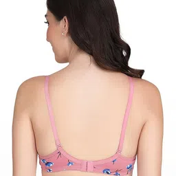 Samvar Pink Cotton Non-Wired Non Padded Minimizer Bra image 3