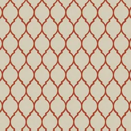 Trance Home Linen Red & Cream Printed King Size DuvetCover image 5