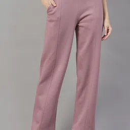 98 Degree North Women Straight Fit Trousers-image-97