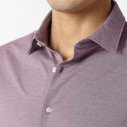 Van Heusen Slim Fit Textured Spread Collar Formal Shirt image 4