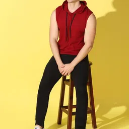 WOOSTRO 2-Pcs Odour-Free Innerwear Vests RS28 COMBO (BLACK) (MAROON) image 5