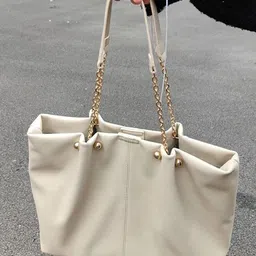 StyleCast Structured Tote Bag With Tasselled-picture-23