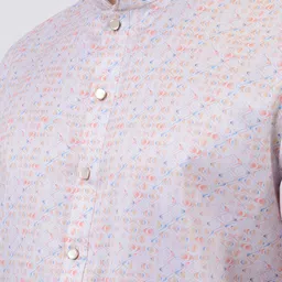 azania Men Printed Regular Kurta with Pyjamas image 2