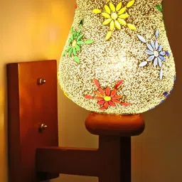 SOMIL Multi Glass Cylinder Printed Wall Lamps image 5