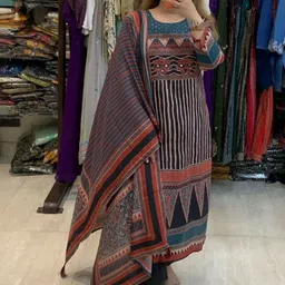 Sdc Collections Sequinned Pure Silk Sequinned Kurti image 5