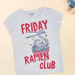 Pantaloons Junior Girls Typography Printed T-shirt-picture-20