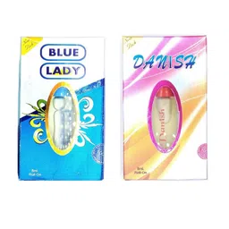 RAVIOUR LIFESTYLE Set Of 2 Blue Lady & Danish Alcohol-Free Roll On Attar - 8 ml Each-picture-37