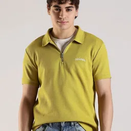 Calvin Klein Jeans Men Brand Logo Polo Collar T-shirt image 1