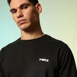 HRX by Hrithik Roshan Round Neck Colourblocked Lifestyle Sweatshirt image 5