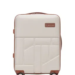 uppercase Unisex Rock Hard Luggage Trolley Bag Cabin Beige image 3