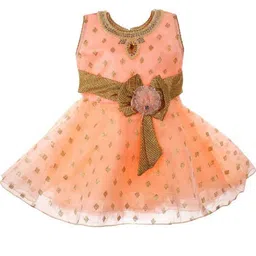 kids fashion hub Embellished Georgette Fit & Flare Maxi Dress-image-33