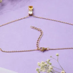 Niscka Gold-Plated Contemporary Pendants with Chains image 3