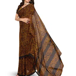 moda rapido ANAND SAREES Poly Georgette Saree image 4