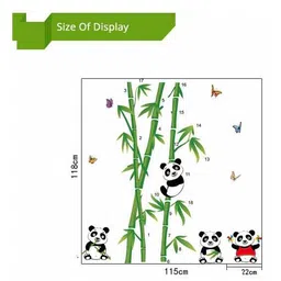 Oren Empower Panda & Bamboo Wall Sticker - Multi Colour image 4