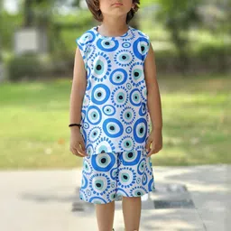 YK Kids Geometric Printed T-shirt with Short-picture-12