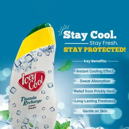 Icey Cool Prickly Heat Lemon Cool Powder - 300 g image 3