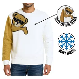 Try This Men Colourblocked Sweatshirt image 2