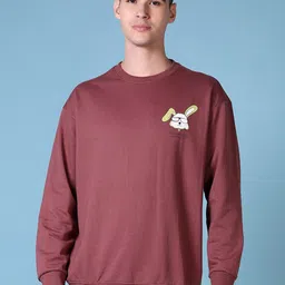 V-Mart Men Printed Round Neck Pullover Sweatshirt-image-86